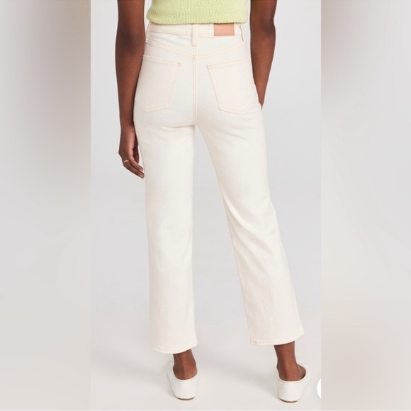 PISTOLA Cassie Super High Rise Straight Crop Jeans in Sand Vintage size 31 - Picture 7 of 16